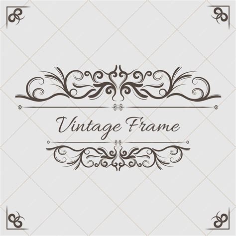 Premium Vector Vintage Floral Ornament