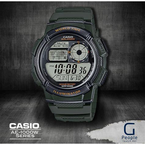 Casio Ae 1000w 3av Ae 1000w 3a Ae 1000w Digital Watch 100 Original