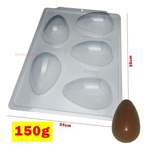 Forma De Silicone Ovo De Páscoa Liso 150g Sp824 Cód 3616 Bwb Mercado