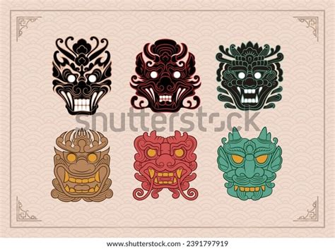 Korean Traditional Goblin Dokkaebi Illustration Stock Vector (Royalty Free) 2391797919 ...