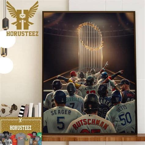 The 12 Teams Enter MLB Postseason World Series 2023 Home Decor Poster ...