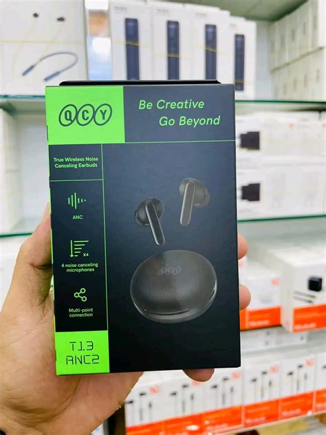 QCY T13 ANC 2 Truly Wireless Earbuds Black Color DropShop 2 5