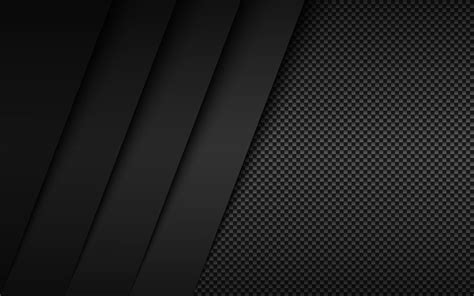 Black And Grey Modern Material Design With Carbon Fibre Texture