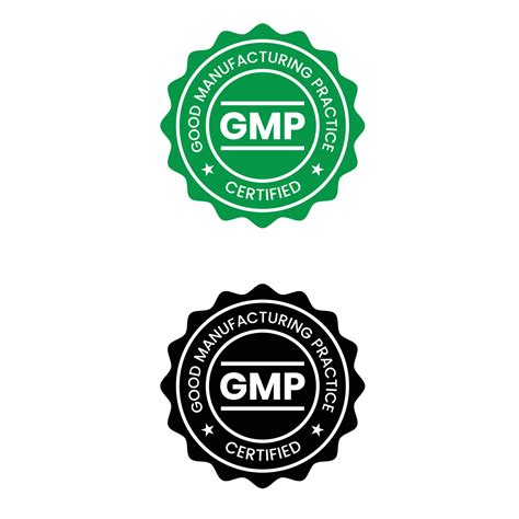 GMP Good Manufacturing Practice certified logo vector 30714907 Vector ...