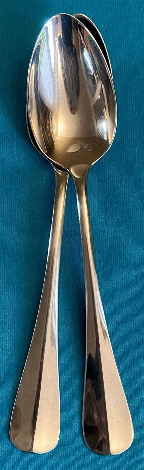 Wmf Marlow Cromargan Oval Soup Spoons Stainless Flatware Older