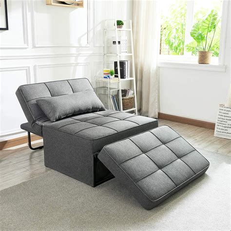 Leather Folding Sofa Couch Sleeper Bed | Cabinets Matttroy