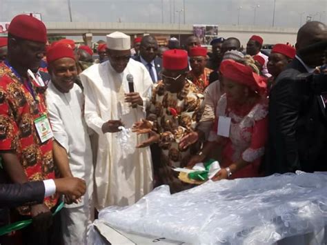 Photos President Buhari Commissions Projects In Ebonyi State