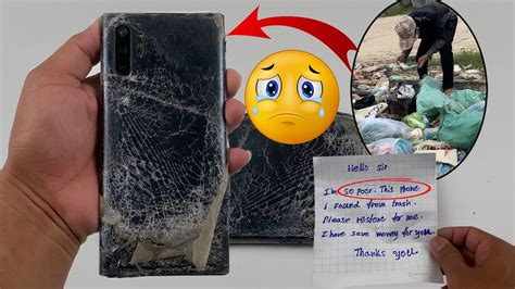 Restore Abandoned Destroyed Samsung Galaxy Note Plus Cracked For