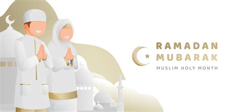 Ramadan Muslim Horizontal Banner Template 2 21082736 Vector Art at Vecteezy