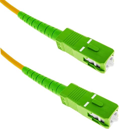 Bematik Glasfaserkabel Optik Fiber Kabel Sc Apc Zu Sc Amazon De