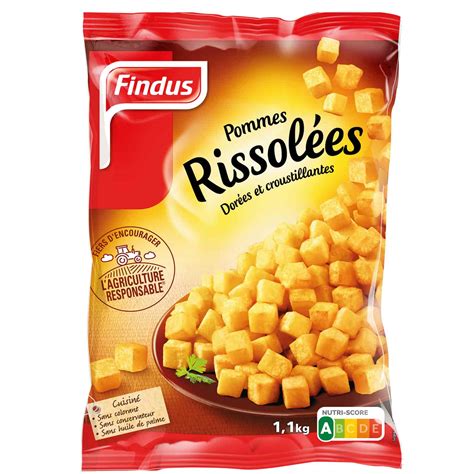 Pommes Rissol Es Surgel Es En Sachet Findus