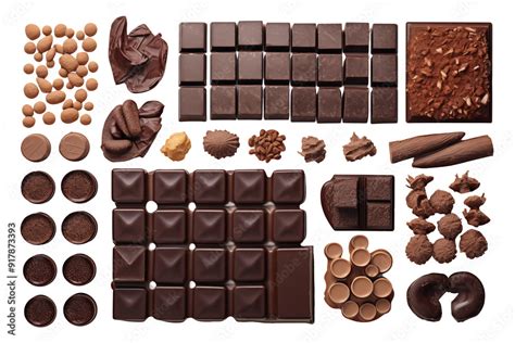 Top View Chocolates On Transparent Background Topics Related To