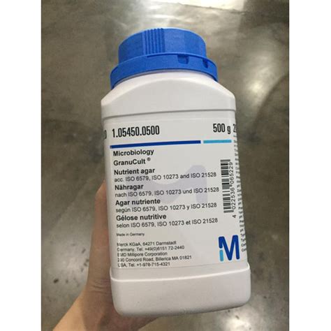 Jual Agar Nutrisi Untuk Mikrobiologi Nutrient Agar Merck 500 Gram