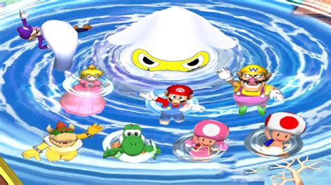 Mario Party Minigames Battle Bridge Toad Vs Toadette Vs Koopa Vs