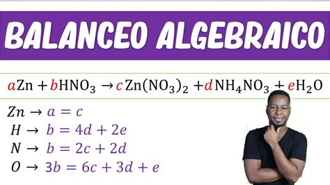 Cómo BALANCEAR ECUACIONES QUÍMICAS por el MÉTODO ALGEBRAICO YouTube