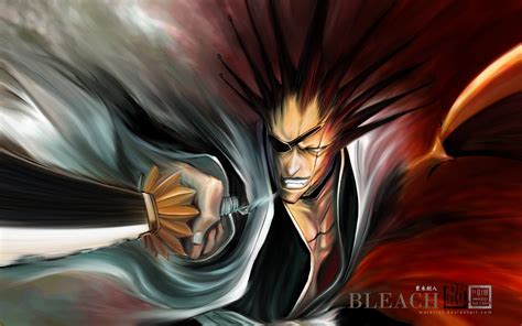 Zaraki Kenpachi Bleach Wallpaper By Waterist 603620 Zerochan