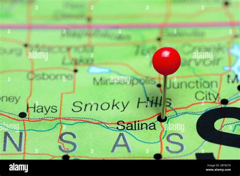 Map of salina kansas hi-res stock photography and images - Alamy