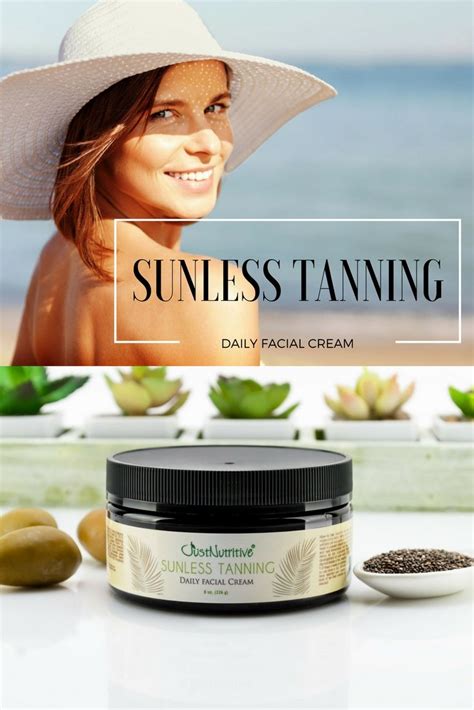 Sunless Tanning Daily Facial Cream Facial Cream Bronzed Skin Tone