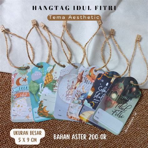 Jual HARGA SATUAN HANGTAG HAMPERS IDUL FITRI 2024 HANGTAG PARSEL