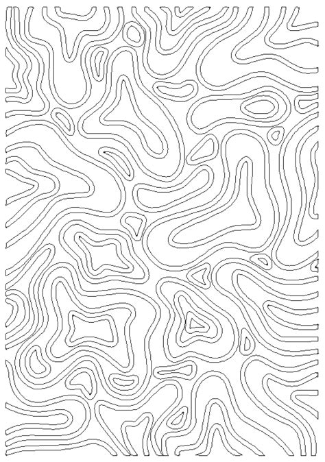 Topographic Map Seamless Pattern Premium Vector Image Dwg Autocad File