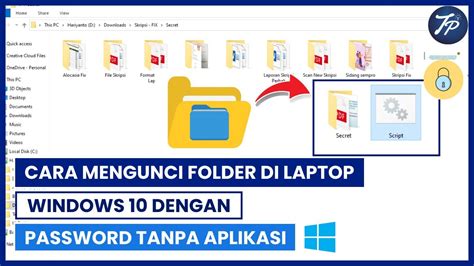 Cara Mengunci Folder Di Laptop Windows Dengan Password Tanpa