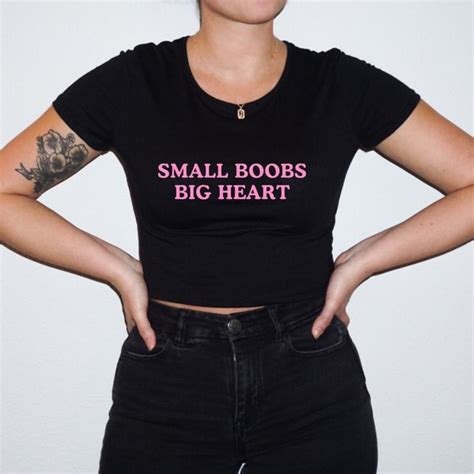 Small Boob Big Heart Up To Off Etsy
