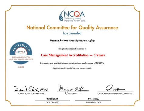 Accreditation | Western Reserve Area Agency on Aging 