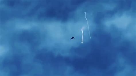 F 35 Releasing Flares During Pedal Turns Hill Air Force Base Utah