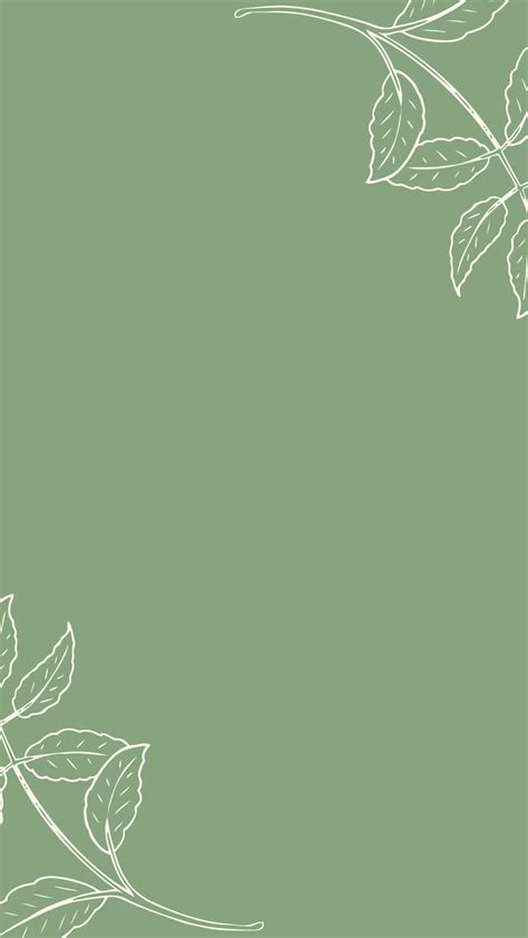 Download Aesthetic Instagram Minimalist Sage Green Wallpaper ...