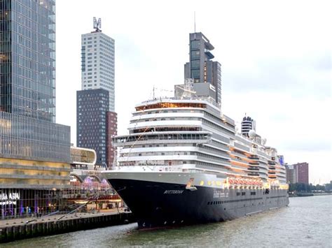 Cruiseschip Ms Rotterdam Vii Van De Holland America Line Aan De Cruise