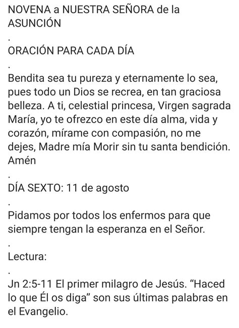 Pin de Adriana Parada S em Novena por la Asunción de la Virgen María