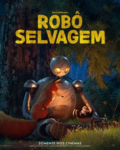 Robô Selvagem Animação da DreamWorks ganha novo cartaz e trailers