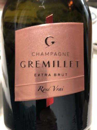 N V Gremillet Rosé Vrai Extra Brut Champagne Vivino