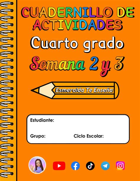 4 S2 S3 Cuadernillo DE Actividades Esmeralda Te Enseña Anexos