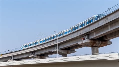 Rapid Metro for Commuting in Gurgaon, Gurugram Editorial Photography ...