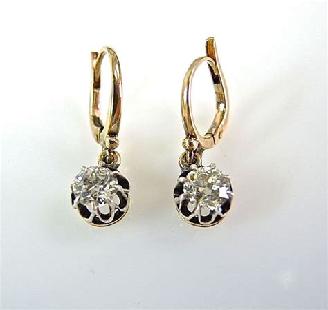 Vintage Diamond Earrings & Antique Diamond Earrings | Antique diamond ...