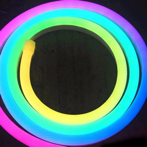 Neopixel Rgb Neon Like Led Flex Strip With Silicone Tube Meter