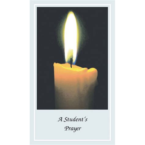 Student’s Prayer Card | Gannon's Prayer Card Co.