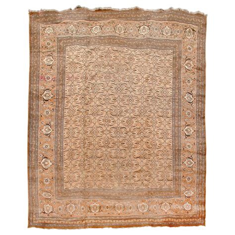 Antique Large Persian Tabriz Rug Th Century For Sale At Stdibs