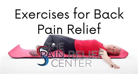 Exercises for Back Pain Relief | Back Pain Relief Exercises