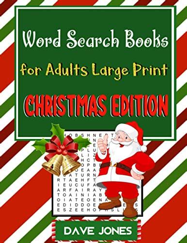 Word Search Books For Adults Large Print Christmas Edition Large Print