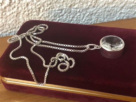 Silber Kette Mit Bergkristall Anhänger 925 Kaufen Auf Ricardo