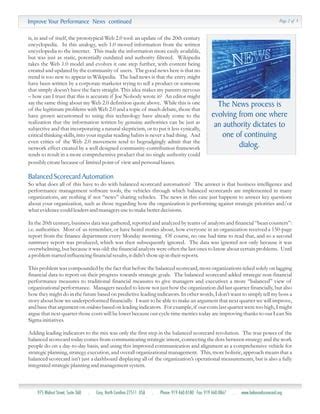 Improve Your Performance News Pdf