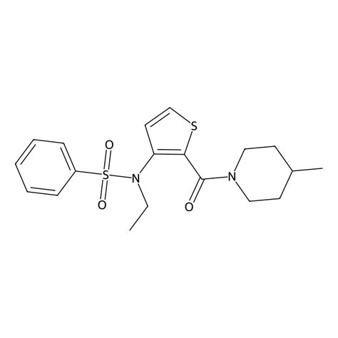 Buy N Ethyl N 2 4 Methylpiperidine 1 Carbonyl Thiophen 3 Yl