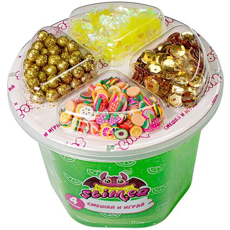 Слайм Slimer Фрукты с вложениями SR004 SR004 купить по цене 2690 ₸ в ...