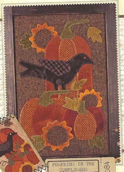 Primitive Folk Art Wool Applique Pattern By Primfolkartshop