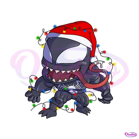 Marvel Venom Spiderman Christmas PNG