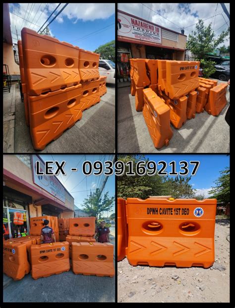 barrier barrier brb plastic road barrier commercial industrial