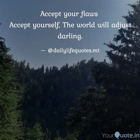 Accept Your Flaws Accept Quotes Writings By Dailylifequotes Mt