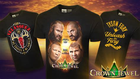 WWE Crown Jewel 2019 Shirts | FighterXFashion.com